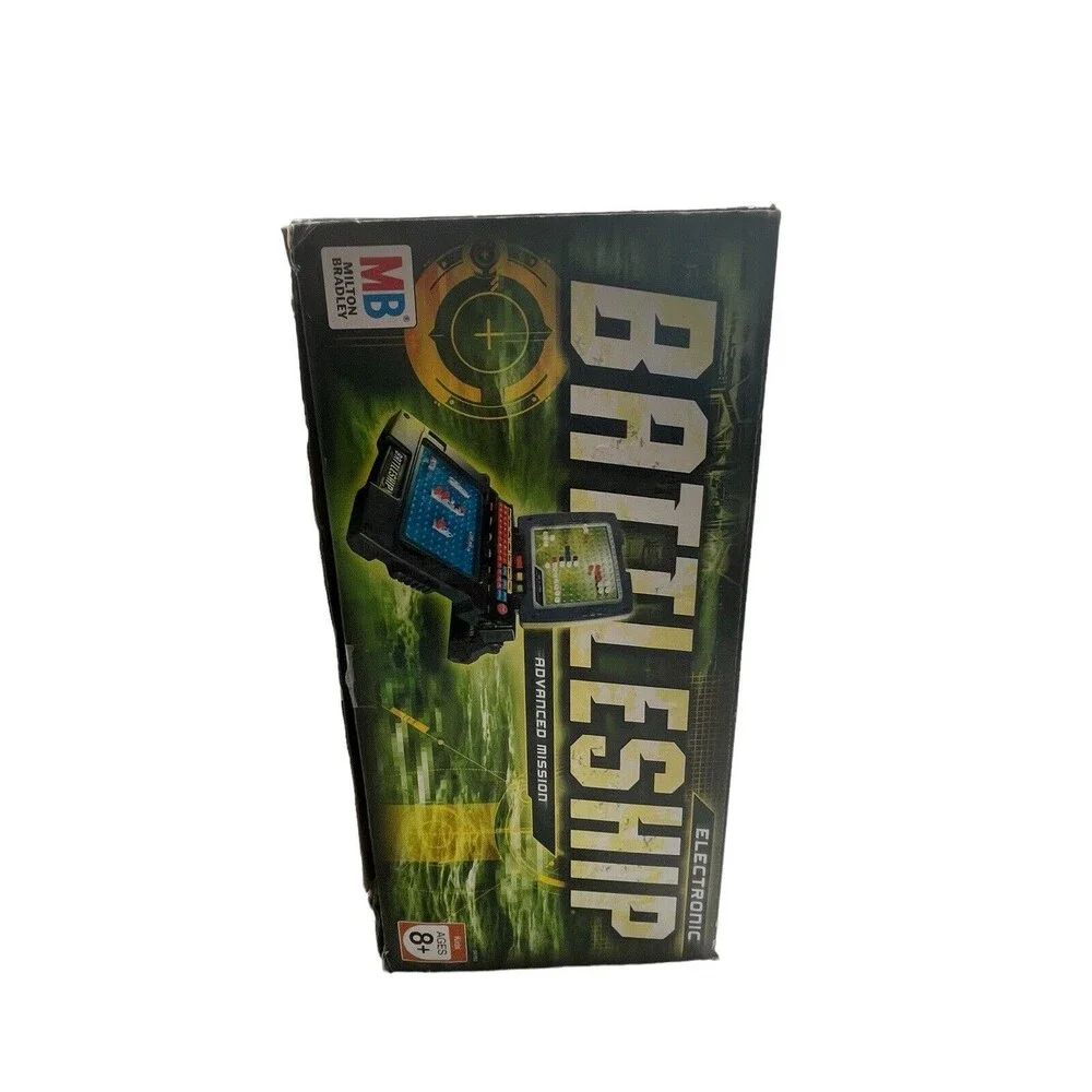 2005 Electronic Battleship Advanced Mission Talking Game Hasbro All pieces